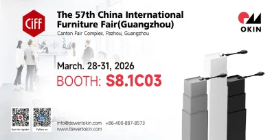 DewertOkin Technology Group จัดแสดงในงาน China International Furniture Fair ครั้งที่ 57